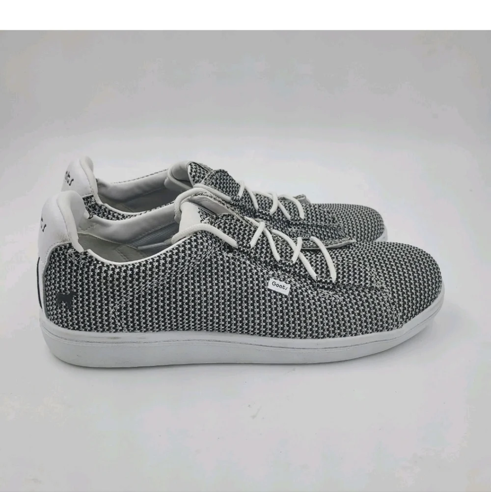 Goats The 454 Mesh Sneaker Black Lace Up Low Top Casual Shoe Women’s 10 Lightwei